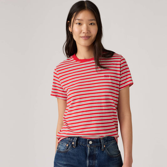 Maicë Levis FAVORITE COTTON TEE HM BLISS STRIPE TR