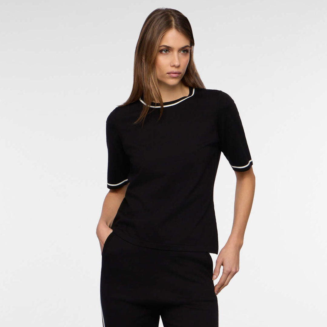 Maicë Upim T-SHIRT P.MI NERO/BIANCO