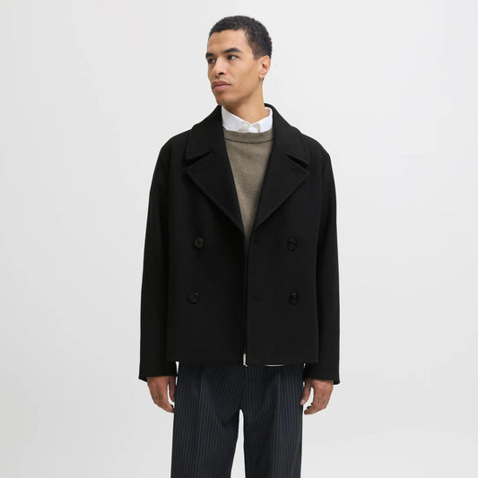 Palltë JACK & JONES JPRBLUASHER WOOL BLEND PEACOAT