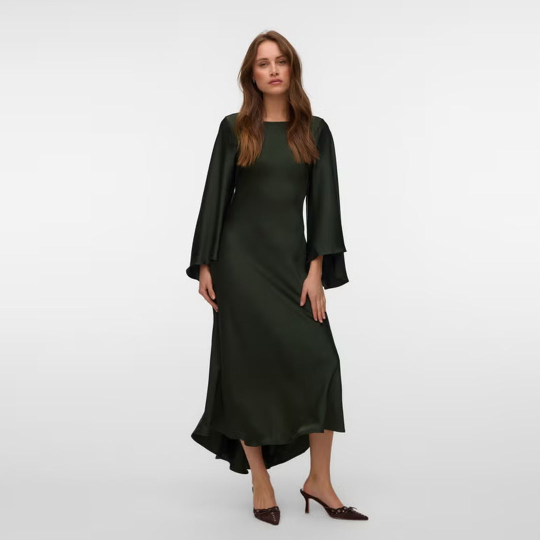 Fustan Vero Moda VMKAMILE WIDE SLEEVE ANKLE DRESS