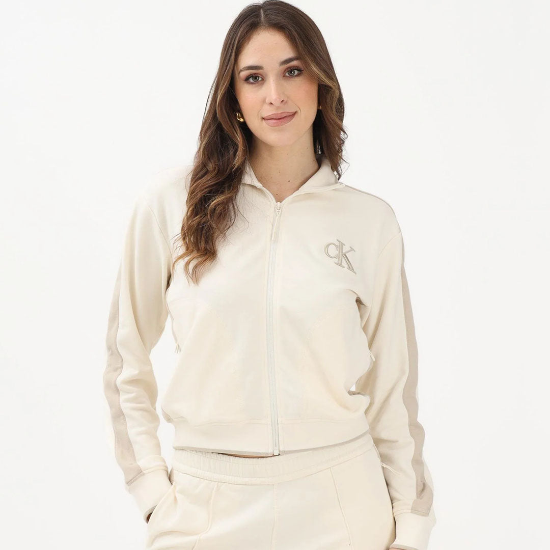 Duks Calvin Klein LS STRETCH TERRY FZ TRACK JACKET