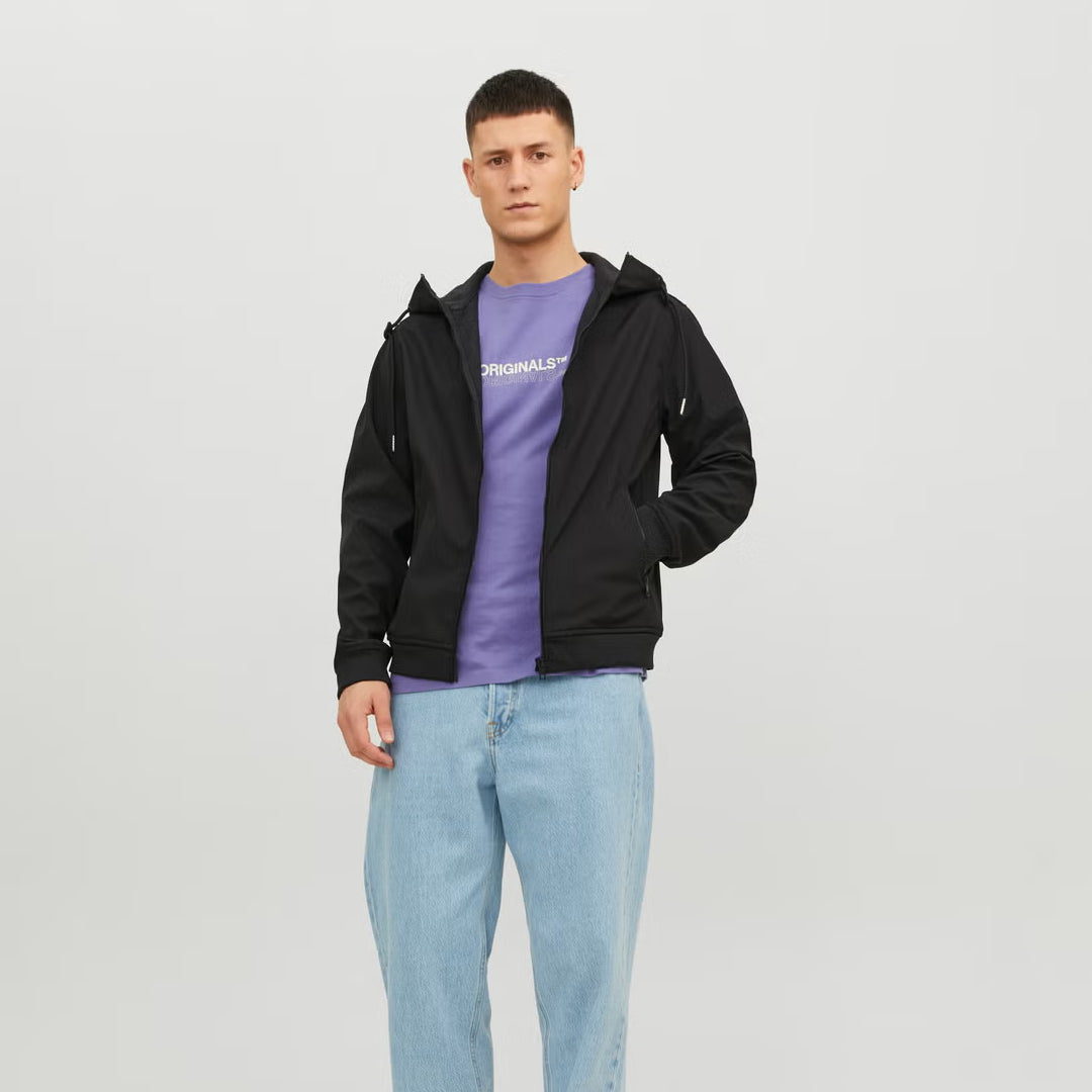 Jakne JACK & JONES JJEBASIC SOFTSHELL HOOD NOOS