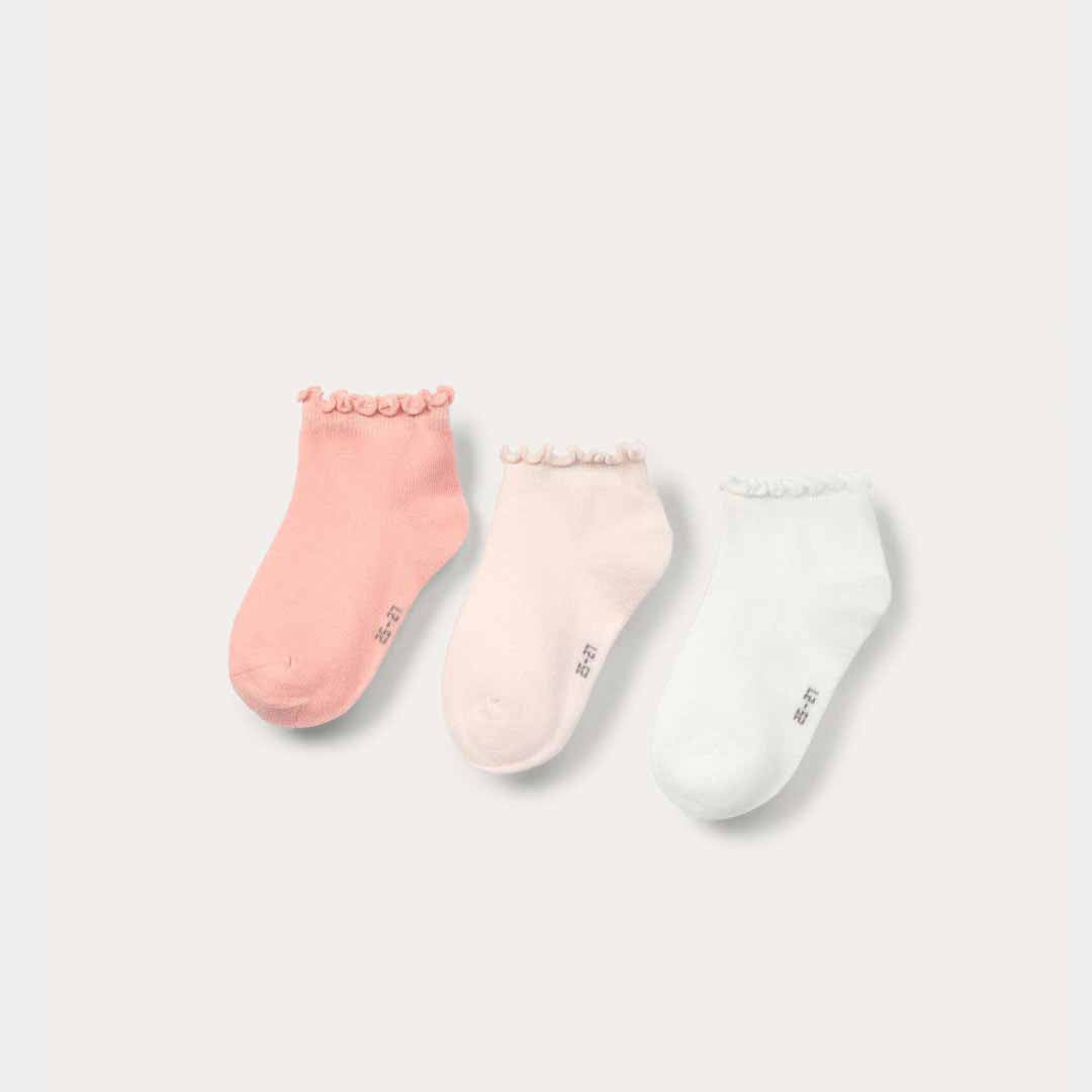 Qorape Blukids PK3  ANKLE S MULTICOLOR