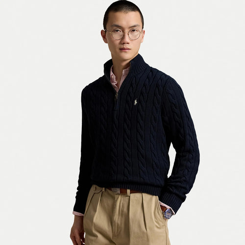 Xhemper Ralph Lauren LSDRIVERHZPP-LONG SLEEVE-PULL