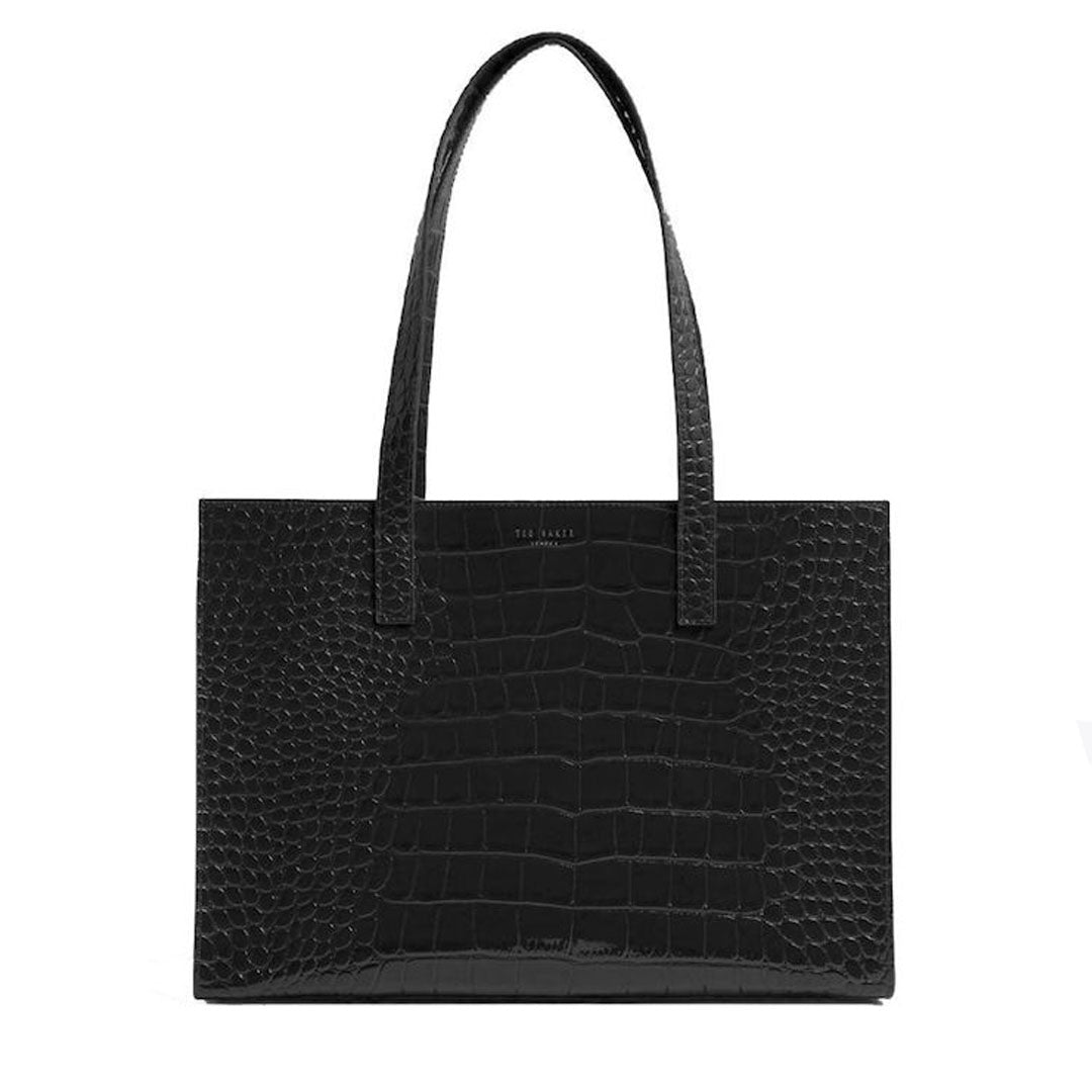 Qantë Ted Baker Croc Effect Elongated Icon Bag