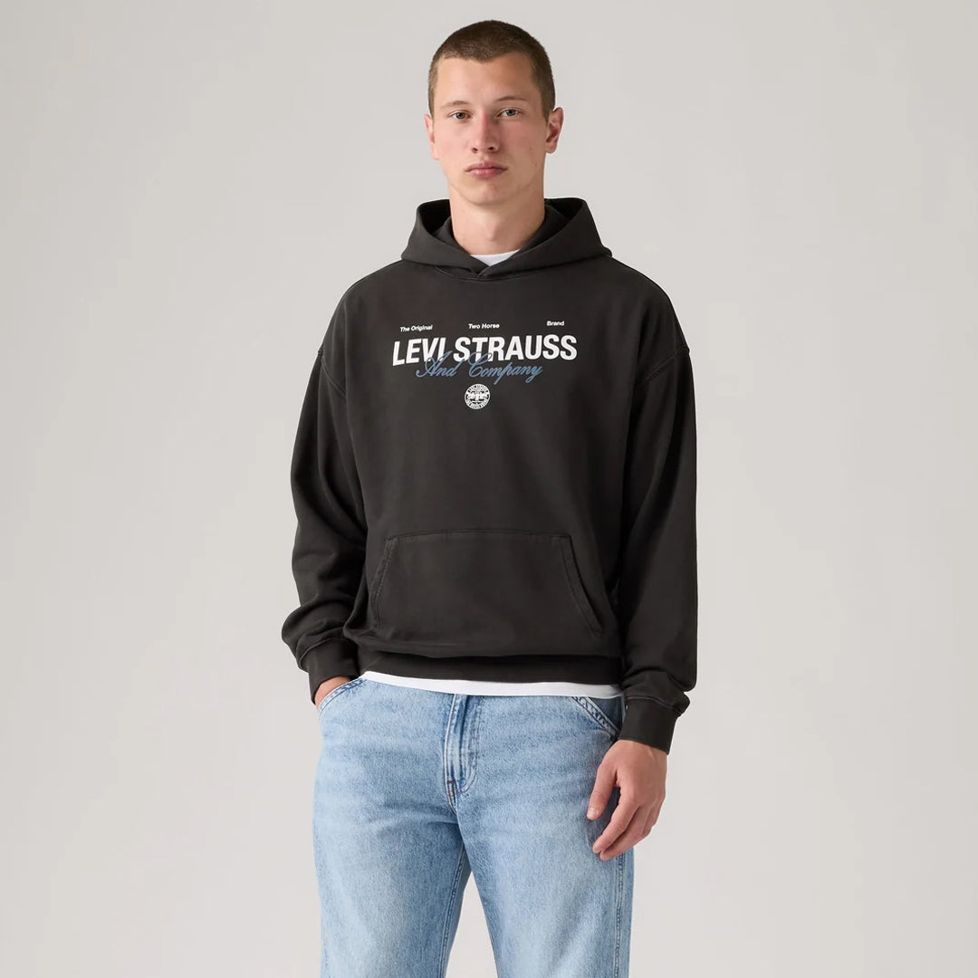 Duks Levis SUNSET GRAPHIC HOODIE LSCO 3 JET BLACK