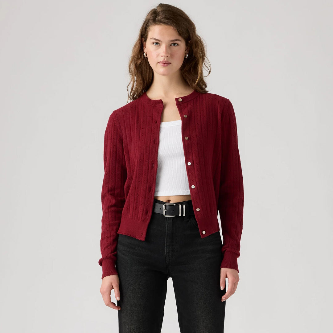 Bluzë Levis SUPER SOFT CREWNECK CARDI POINTELLE WA