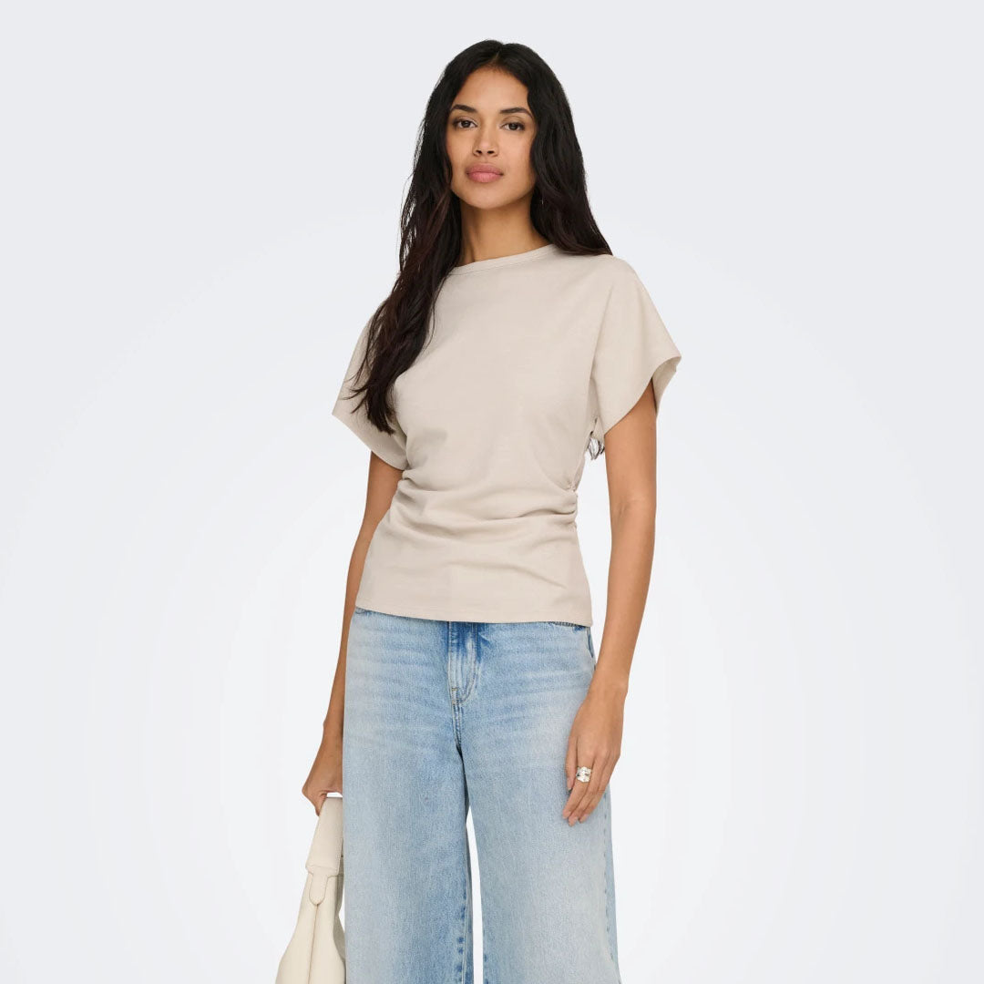 Maicë Only ONLATLAS S/S WAIST TOP SWT
