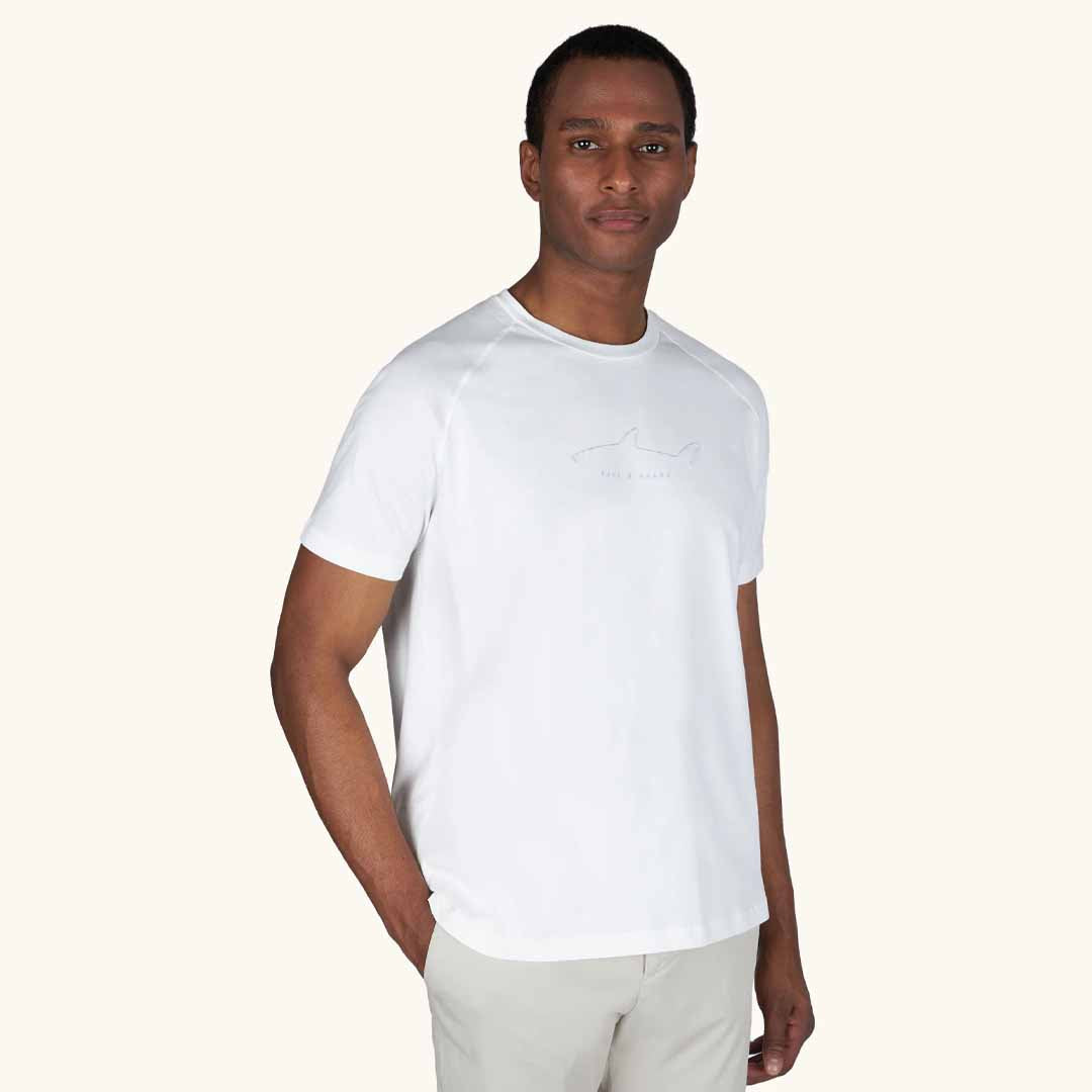 Maicë Paul & Shark MENS KNITTED COTTON T-SHIRT