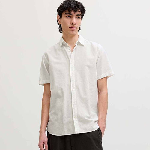 Këmishë Jack & Jones JJEBREEZE LINEN BLEND SHIRT S/S SN
