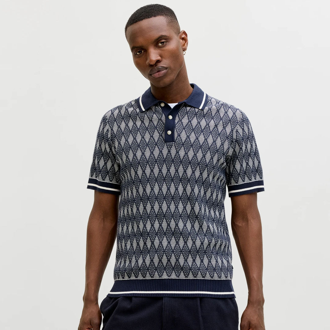 Bluzë JACK & JONES JPRBLUZACK STRUCTURE KNIT POLO