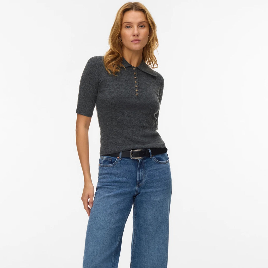 Bluzë VERO MODA VMMARINA 2/4 POLONECK PULLOVER