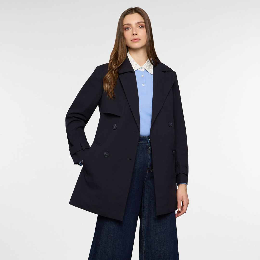 Jakne Upim TRENCH TESSU NAVY BLUE