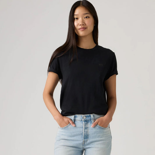 Maicë Levis FAVORITE COTTON TEE HM ANTHRACITE NIGH