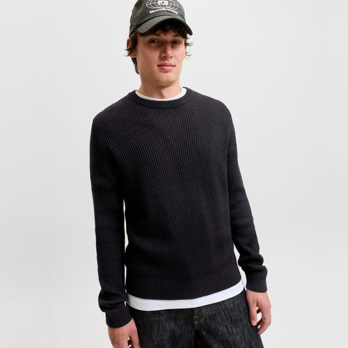 Xhemper Jack & Jones JJPANNEL KNIT CREW NECK AW26