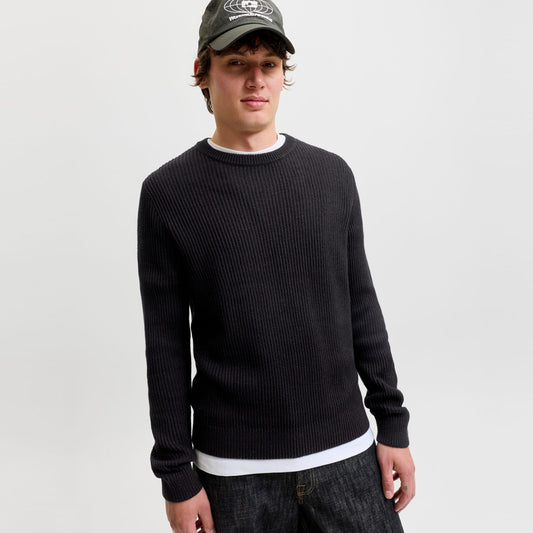 Xhemper Jack & Jones JJPANNEL KNIT CREW NECK AW26