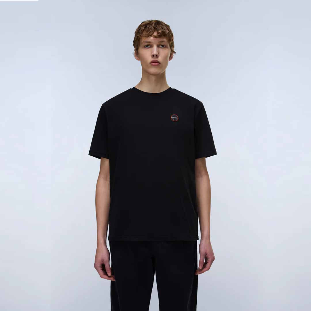 Maicë Napapijri S-BADGE SS 1 BLACK BEAUTY
