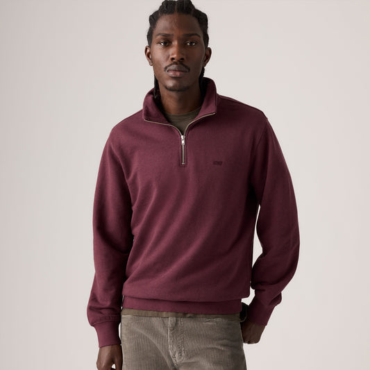 Xhemper Levis ORIGINAL HM 1/4 ZIP WINETASTING HTR