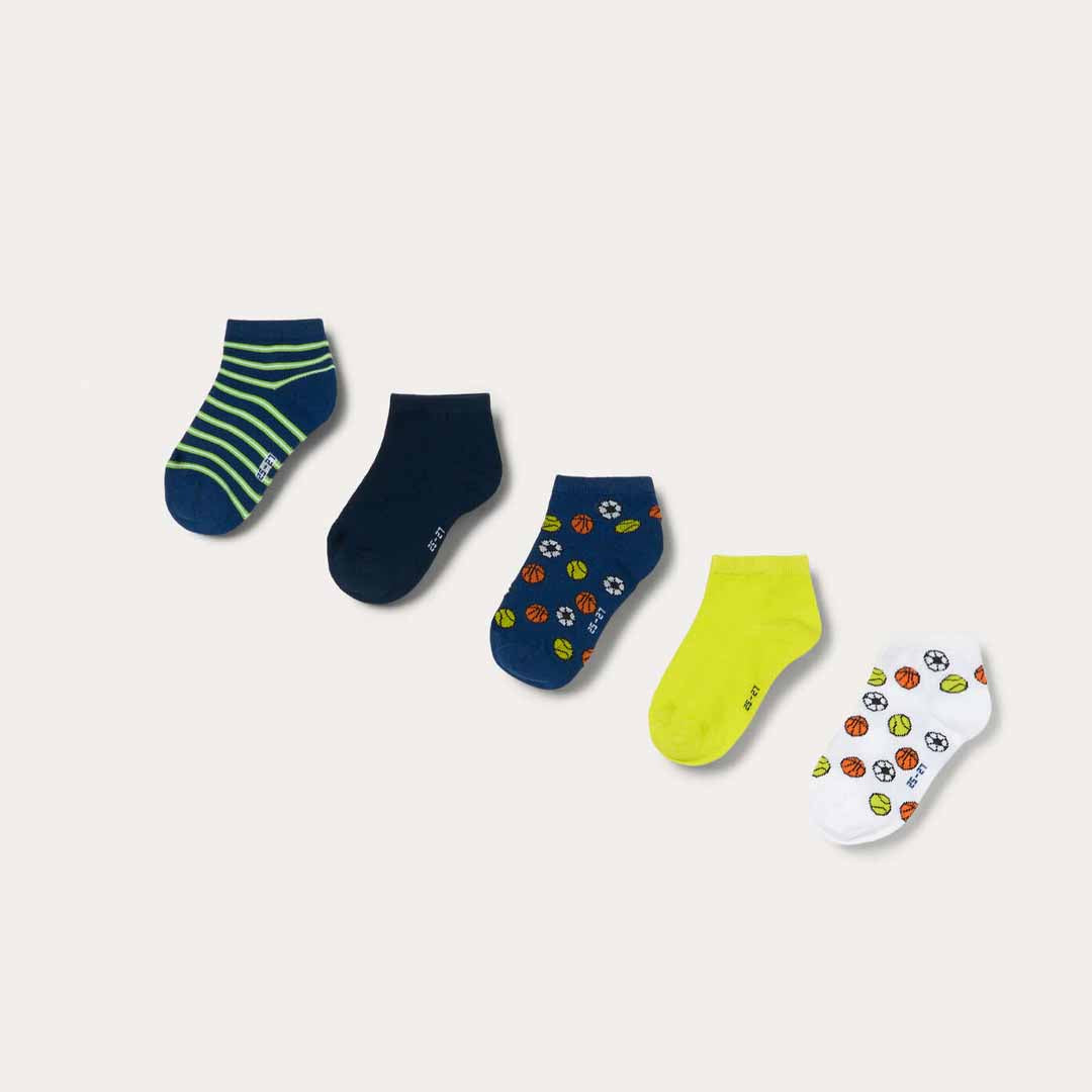 Qorape Blukids PK 5 ANKLE B BLU/AZZURRO