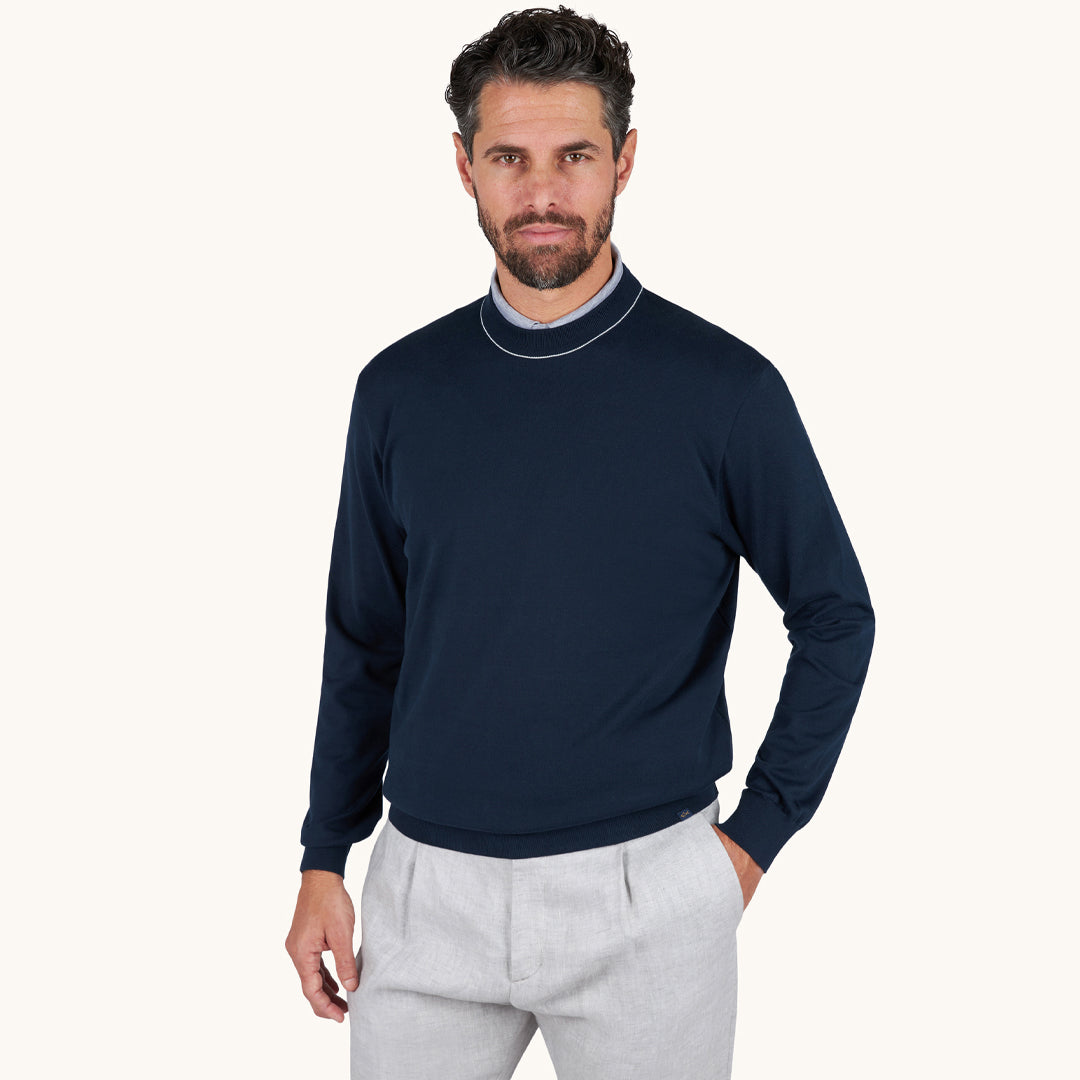 Bluzë Paul & Shark MENS KNITTED COTTON ROUNDNECK