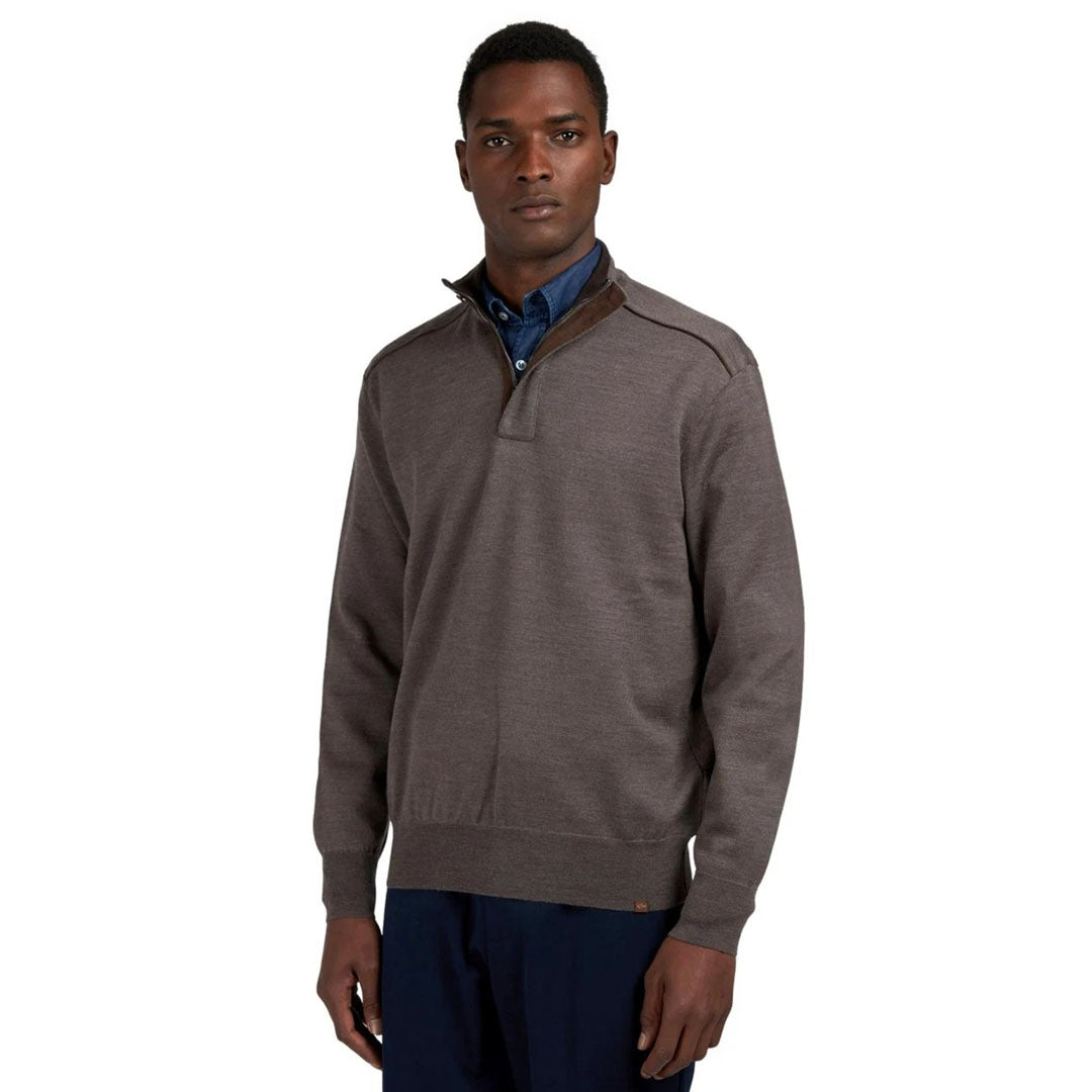 Bluzë PAUL & SHARK MENS KNITTED WOOL ZIPPED SWEATE