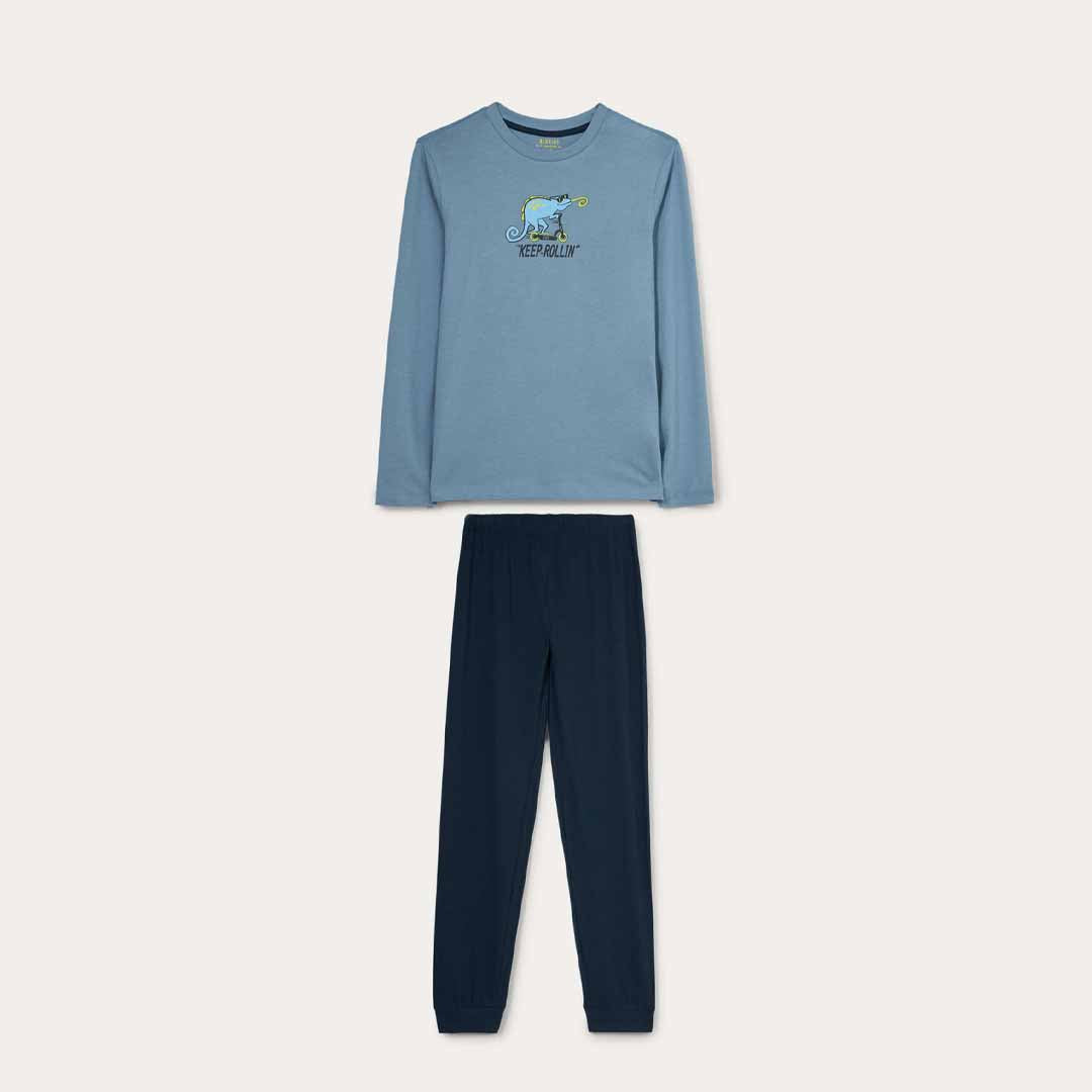 Pizhame Blukids LONG PYJAMA  LIGHT BLUE