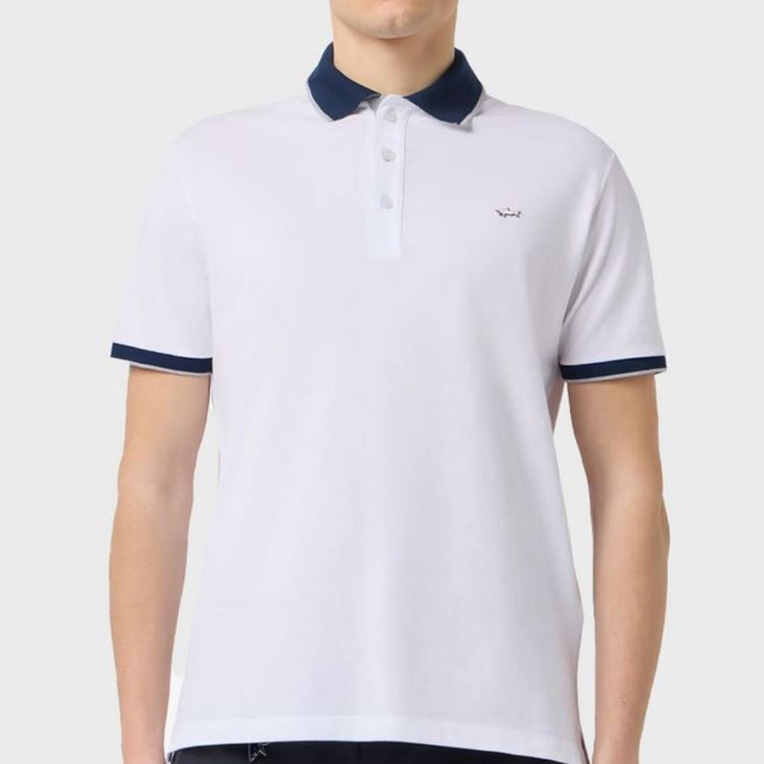 Maicë Paul & Shark MEN'S KNITTED POLO SHIRT C.W. COTTON