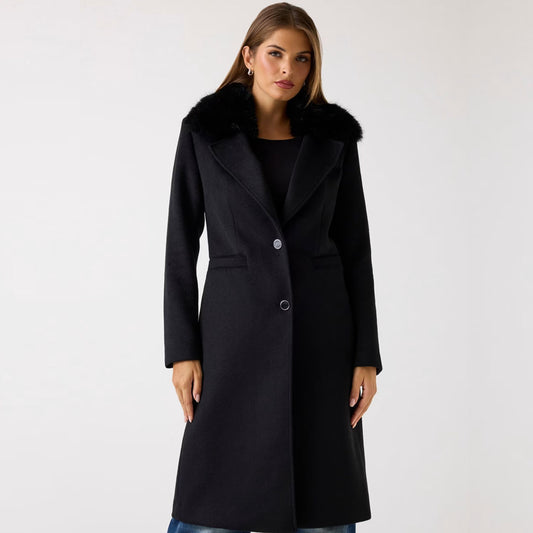 Jakne GUESS KAROLE FUR COLLAR CO