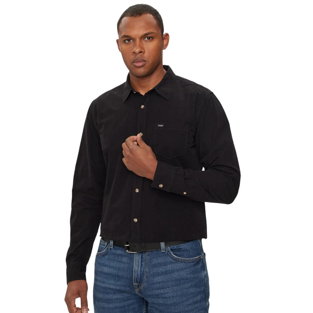 Këmishë GUESS JEANS GJ LS SLIM POCKET SHIRT