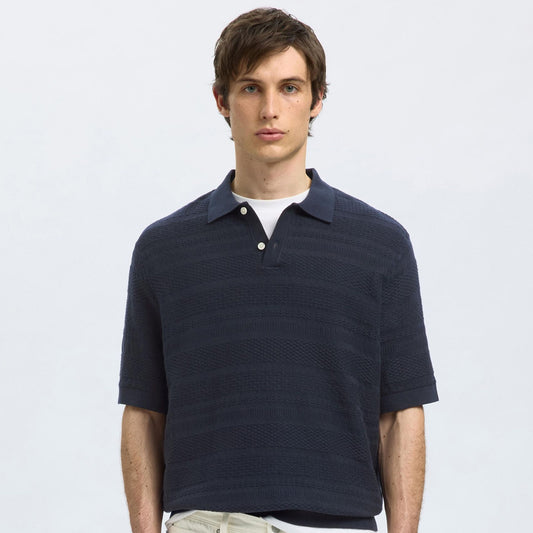 Maicë SELECTED SLHFOAM SS KNIT RELAXED STRUCTURE P