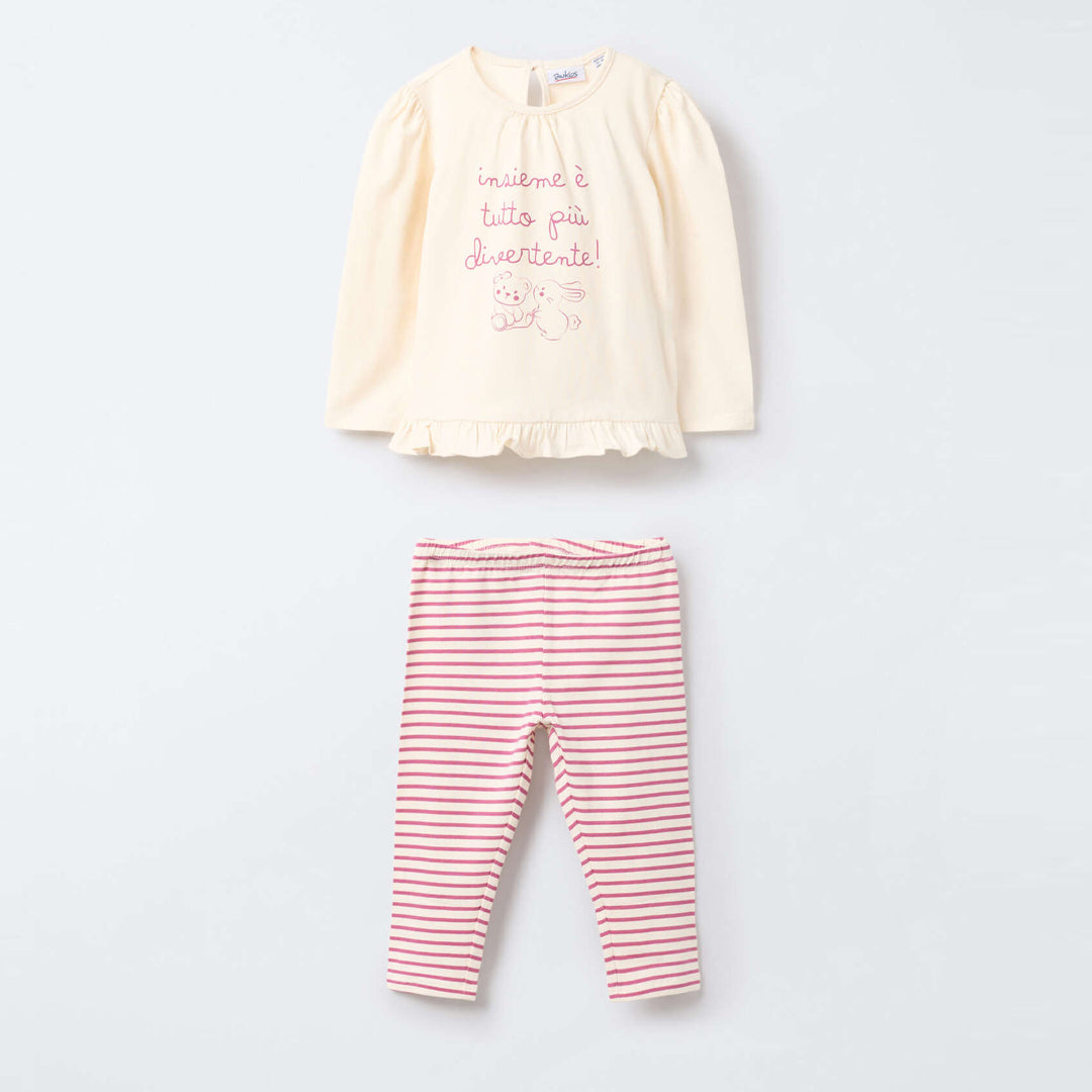 Set Blukids GIRL6-30M JOGG. L/S FALL