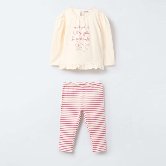 Set Blukids GIRL6-30M JOGG. L/S FALL