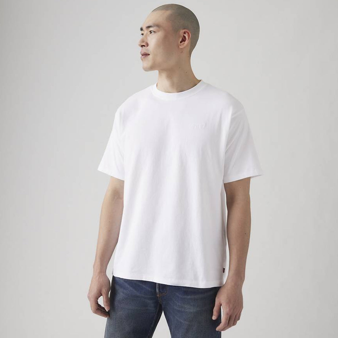 Maicë Levis RED TAB VINTAGE TEE WHITE + JERSEY