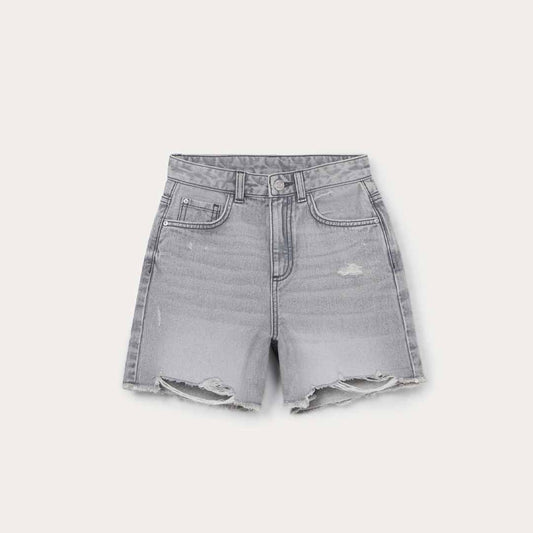 Shorce Blukids SHORT DENIM  LIGHT GREY