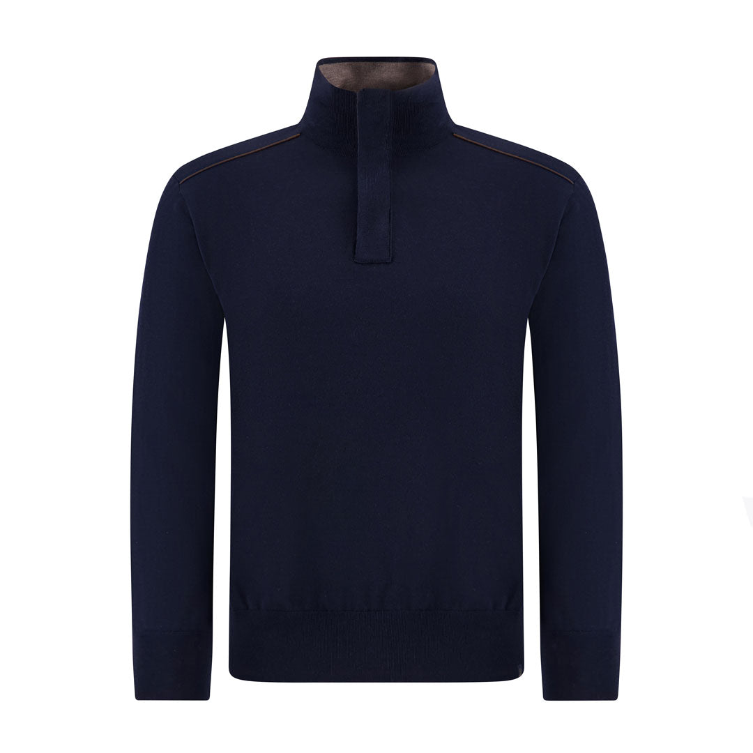 Bluzë PAUL & SHARK MENS KNITTED WOOL ZIPPED SWEATE