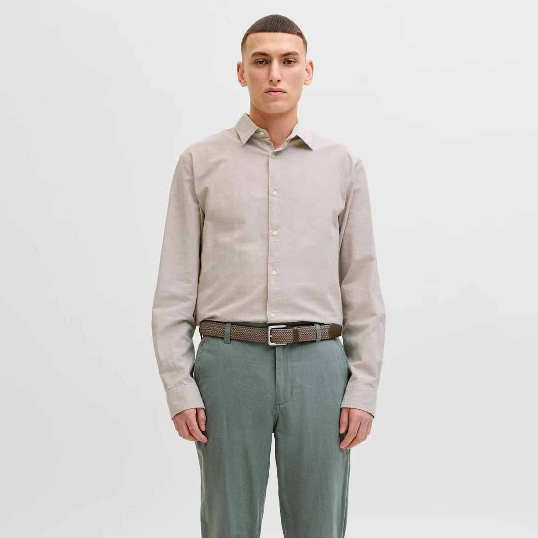 Këmishë Jack & Jones JJEBREEZE LINEN BLEND SHIRT L