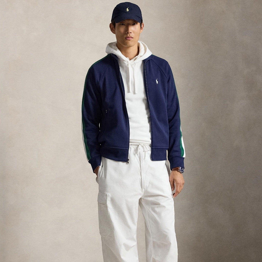 Duks Ralph Lauren LT WT MESH FACE DKT-KNT-SWEATSHIRT