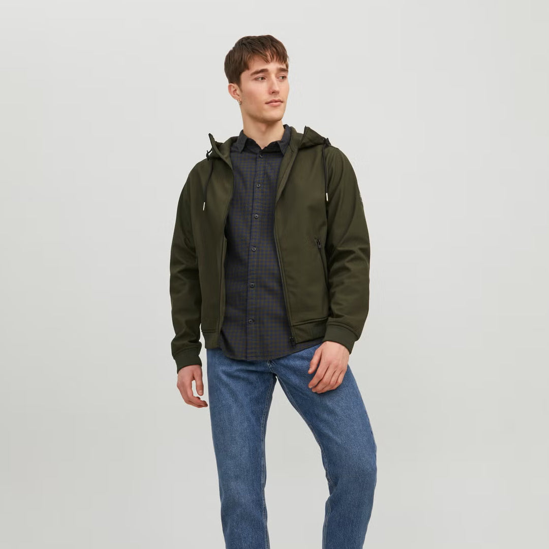 Jakne JACK & JONES JJEBASIC SOFTSHELL HOOD NOOS