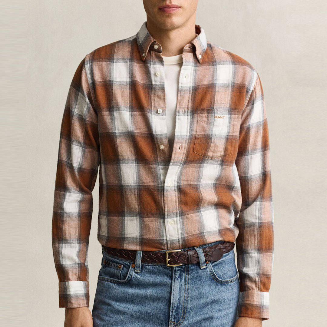Këmishë Gant REG WINDBLOWN FLANNEL CHECK SHIRT
