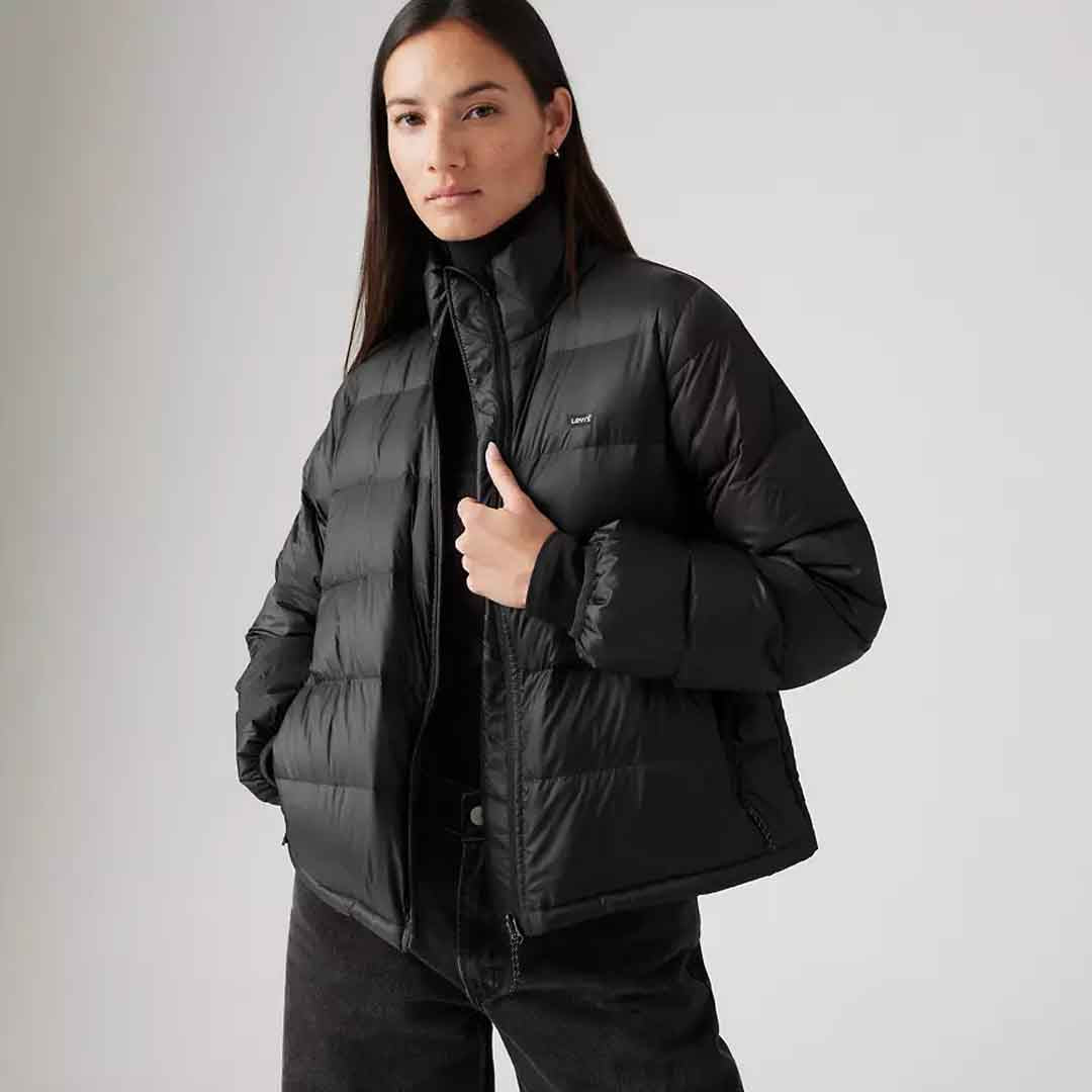 Jakne LEVIS WILLA DOWN PACKABLE JACKET CAVIAR