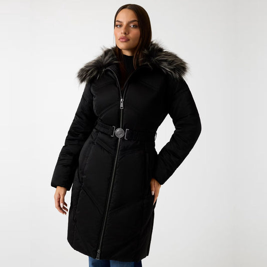 Jakne GUESS ALIENOR SHORT BELTED