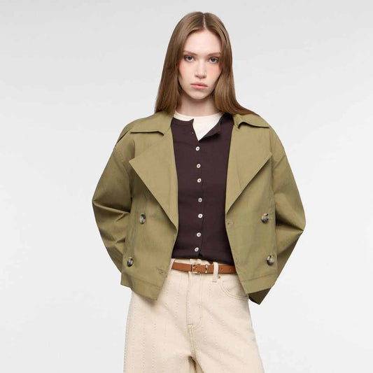 Jakne Upim J304 TRENCH  MILITARY GRE