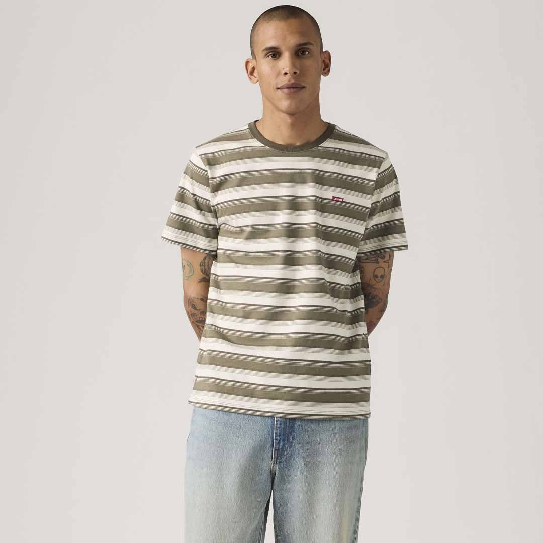 Maicë Levis SS ORIGINAL HM TEE JEN STRIPE MAITAKE B