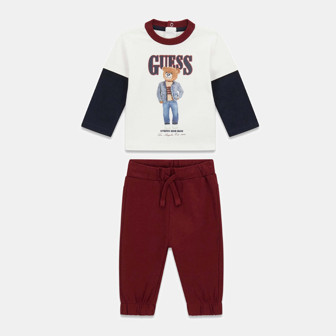Set GUESS SET LS T-SHIRT+ACTIVE PANTS