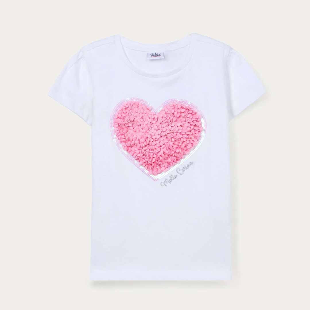 Maicë Blukids T-SHIRT S/S  OPTICAL WHIT