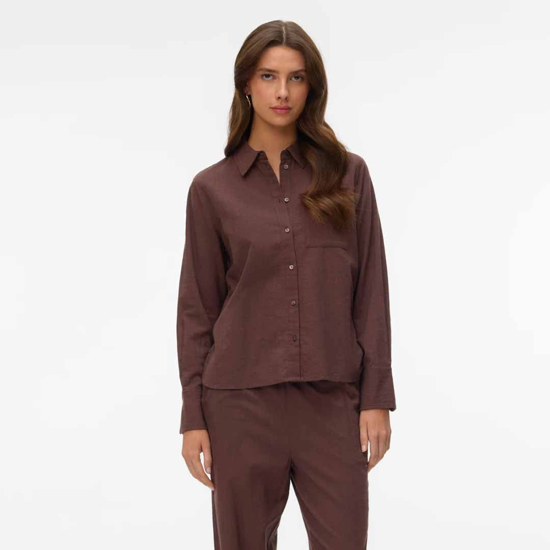 Këmishë Vero Moda VMCAIA LS SHIRT WVN NOOS