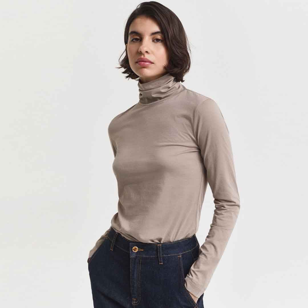 Rollkë GANT LIGHT COTTON LS TURTLENECK