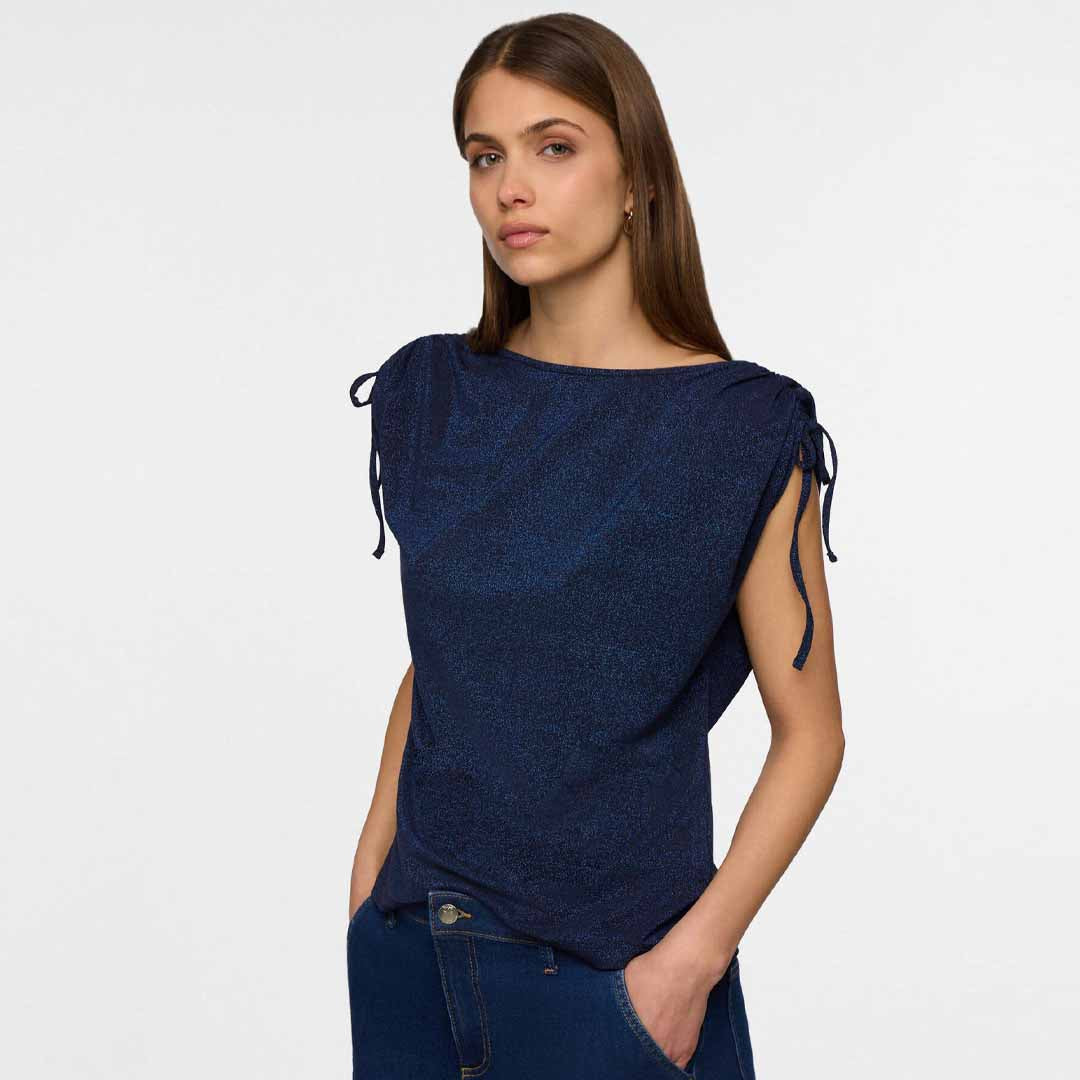 Maicë Upim TSH LUREX FI NAVY BLUE