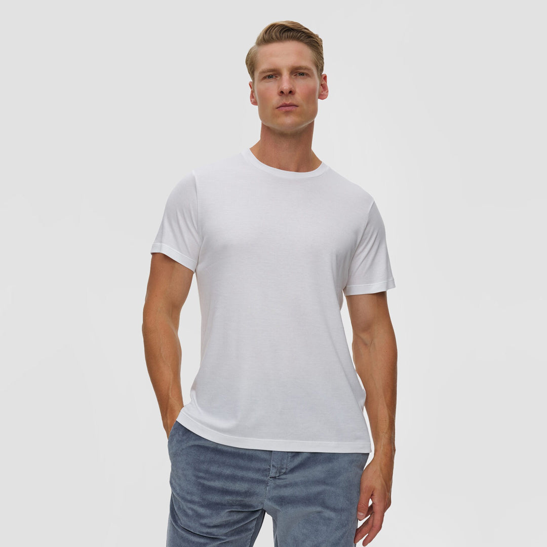 Maicë Paul & Shark MENS WOVEN COTTON LYOCELL T-SHI