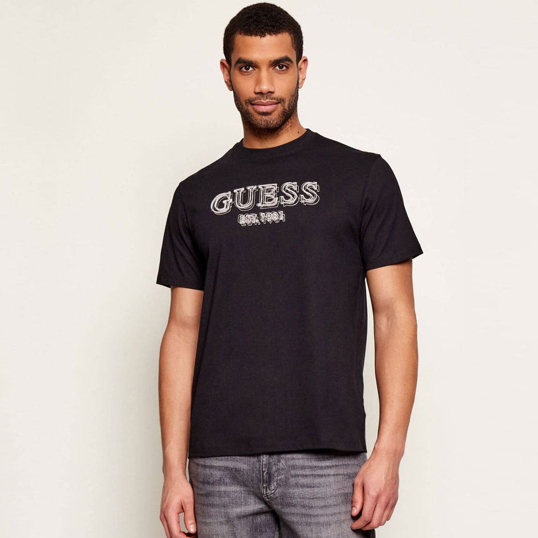 Maicë Guess SS CN EMBROIDERY LOGO TEE